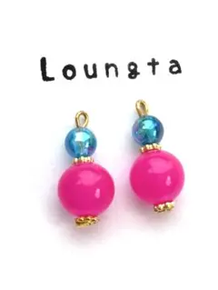 5点で450円引き ハンドメイドピアス 樹脂ピアス ライトブルー