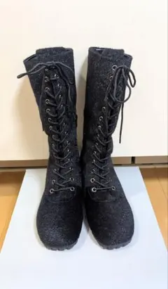 2026年最新】LAGUA GEM カラー：ブラック系 レディース ロングブーツの