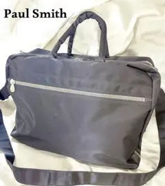 極美品☆Paul Smith ボストンバック 2way 大容量　ブラック