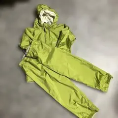モンベル キッズ レインウェア 130 ストームクルーザー 上下セット 旧モデル