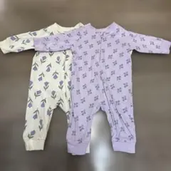 H&M 花柄ロンパース サイズ60