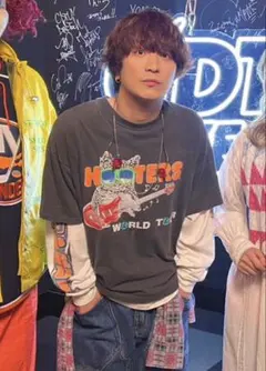 深瀬着用 90's HOOTERS WORLD TOUR Tシャツ - メルカリ