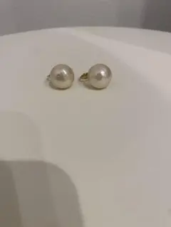 パールボールイヤリング フック式