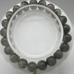 本日限定値引！グリーンルチルブレスレット 9mm④