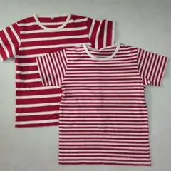 無印良品　ボーダーTシャツ 2枚セット