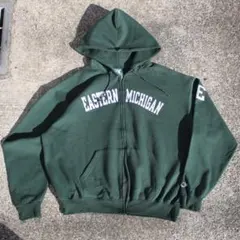 Champion × イースタン ミシガン大学 ルーズシルエット 古着 パーカー