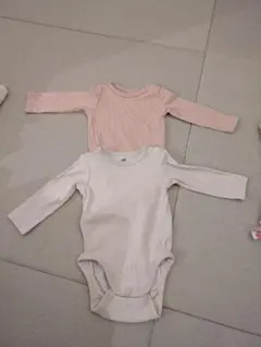 h＆Mリブ編み長袖シャツ2枚セット