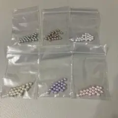 パールビーズ　4mm 計100個組み合わせ