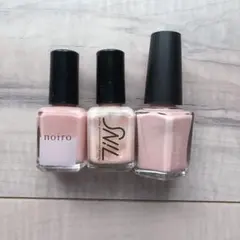 noiro シャレドワ ネイリスト検定2級ナチュラルスキンカラー3本セット