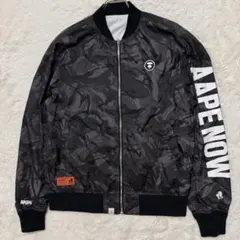 限定お値下中！【正規店購入】A BATHING APE MA-1 フライトジャケ 2025年最新】A BATHING APE メンズ MA-1・フライトジャケットの