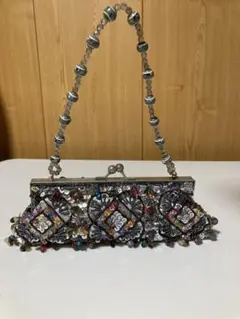 ビーズバック　パーティバック　ショルダーバック2way