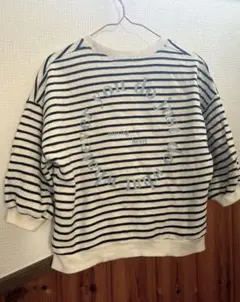 韓国子供服 PINK151 裏毛mtm Sサイズ スウェット トレーナー