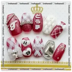 ネイルチップ オーダー受付中 量産型 ワンホン 韓国 オタク 推し活 マグネット