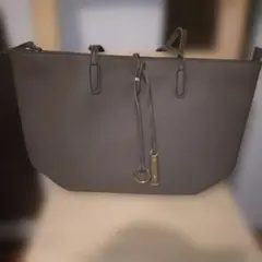 ダークブラウン トートバッグ 合成皮革