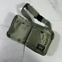 未使用級 ポーター タンカー ショルダーバッグ セージグリーン