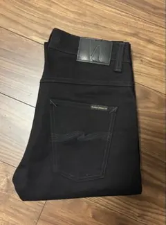 Nudie Jeans Co. ブラックデニムパンツ W32 L32のサムネイル