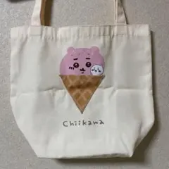 ちいかわ 一番くじ D賞 ポケット付きトートバッグ スイーツショップ アイス