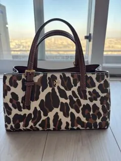 美品‼️TORY BURCH レオパード柄 ミニハンドバッグ