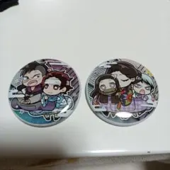 鬼滅の刃 キャラクター ピンバッジ 2個セット