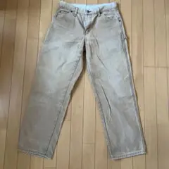 ディッキーズ　ワークパンツ　キャメル　W30