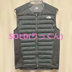 ノースフェイス NY82174 メンズ レッドランベスト M ブラック