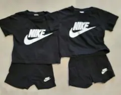 NIKE　キッズ　ベビー　セットアップ　ブラック　90～95cm 双子