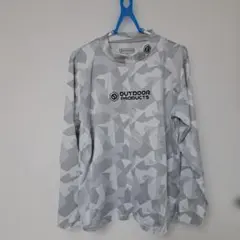 OUTDOOR PRODUCTS 幾何学模様 長袖カットソー