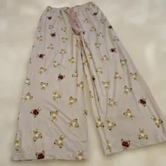 くま柄 ルームウェアパンツ