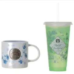 スタバ SAKURA2026 マグメダル エアリーブルー355ml