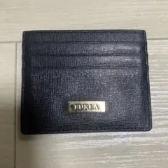 FURLA フルラ カードケース ブラック レザー