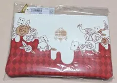 ツイステッドワンダーランド　ハーツラビュル　フラットポーチ【新品未使用タグ付】