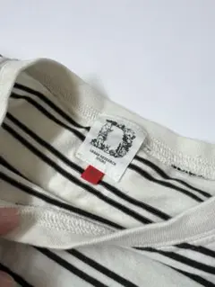 ストライプ　七部Tシャツ 90