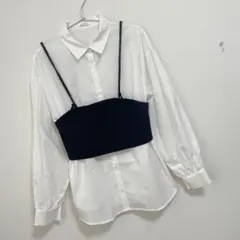 アルシーヴ ラメニットビスチェ×シャツＳＥＴ.9のサムネイル