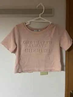 大人気　LIP SERVICE クロップド丈 Tシャツ ピンクのサムネイル
