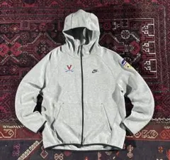 j*y様 NIKE ナイキ カレッジロゴ フルジップ パーカー グレー L