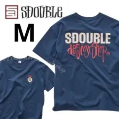 【M】 S/DOUBLE エスダブル 半袖Tシャツ 新品 【国内未発売】紺のサムネイル