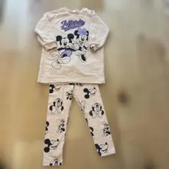H&M ミッキーミニーセットアップ　2-3Y
