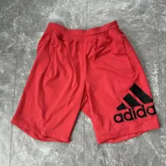 adidas AEROREADY ハーフパンツ M 赤のサムネイル