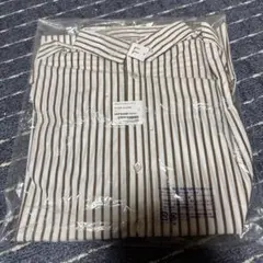 Aラインシャツチュニック ストライプ LL 新品