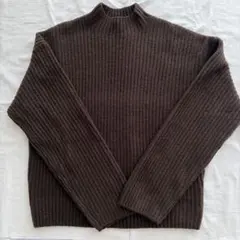 UNIQLOスフレヤーンモックネックセーター　S