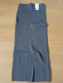 リブニットスカート　М