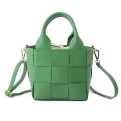 maison-vincent グリーン 2way ハンドバッグのサムネイル