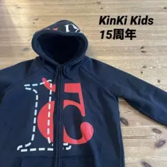 KinKi Kids キンキキッズ 15周年 パーカー プリント FREE