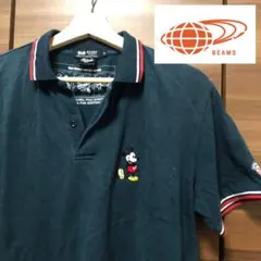 BEAMS ミッキーマウス ポロシャツ Mサイズ