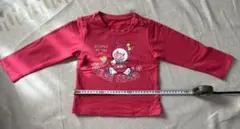 ピンクの長袖Tシャツ 90cm