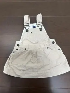 babyGap ベージュ ジャンバースカート
