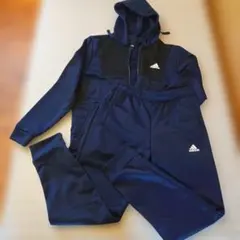 adidas ネイビー ジャージ上下セット