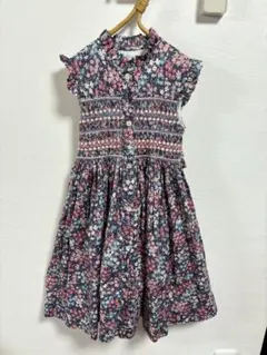 Amaia Kids 花柄 6Y スモッキングワンピースのサムネイル