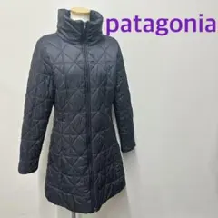 パタゴニア中綿コート黒レディースMサイズキルティング生地24時間発送