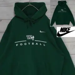 USA輸入 NIKE ナイキ スウォッシュ刺繍ロゴ プルオーバー パーカー